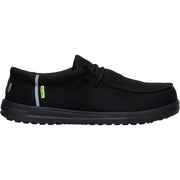 Heydude Wally Work CT Mens Casual Shoes, Composite Toe, Slip-Resistant, Black, Size 12, 44349