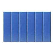 Pen & Gear KK21CH03 3-Ring Durable View Binder, 2 inch Binder Ring Type, Slant D-Ring, Blue, 6 Pack
