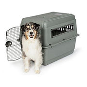 Petmate 500 Sky Kennel for Pets from 70 to 90-Pound, Light Gray