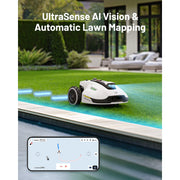 MAMMOTION 2025 YUKA 3000 Robot Lawn Mower,Auto Mapping, AI Obstacle Avoidance, Reception 0.75 Acre