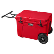 YETI 10060350000 Tundra Haul Portable Wheeled 50 qt Cooler - Rescue Red