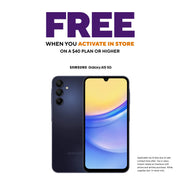 Samsung Galaxy A15 5G Prepaid Smartphone Blue Black 6.5 in 4GB RAM 64GB Storage