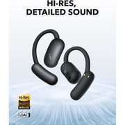 Soundcore AeroFit 2 Open-Ear Headphones by Anker, Real-Time Translation, 4 Adjustable Ear Hooks, Hi-Res Audio with Deep Bass, 42H Playtime, IP55 Waterproof, AI Clear Calls, Wireless Charging