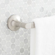 Signature Hardware 466398 Wall Mounted Towel Bar Brushed Nickel Bathroom Hardware Towel Bar brushed nickel