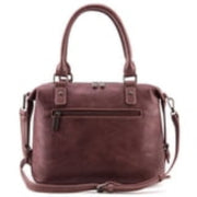 Montana West Wrangler Doctor Bag for Women Satchel Handbags, Jet Wine Dark Red - All-Weather