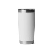 YETI Rambler 20 oz Tumbler, Stainless Steel, Vacuum Insulated, MagSlider Lid, White Badge, 21071508695