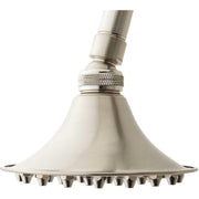 Signature Hardware CS1072B-6-BN-U Cambridge Rainfall Nozzle Shower Head - Brushed Nickel