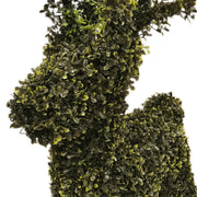 My Texas House Boxwood Deer Topiary Christmas Decoration, Green, 29 in