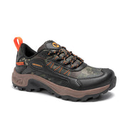 Merrell Stowe Low Hiking Shoes, Camo, Synthetic Upper, Lace Closure, Rubber Outsole, Big Kids, MF25A04