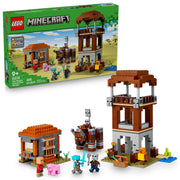 LEGO Minecraft The Pillager Outpost and Ravager Building Kit, 665 Pieces, Multicolor, 21278
