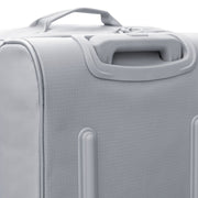 IFLY 30 Inch Rolling Duffel Bag, Drop Bottom, Telescopic Handle, Gray
