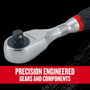 CRAFTSMAN V-Series Ratchet Set, 1/4 and 3/8 Inch Drive, Comfort Grip, 2 Pack, CMMT86502V