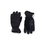 Ozark Trail Women's Hybrid Ski Gloves, Water-Resistant, Insulated, Touchscreen Compatible, Black Soot, Small