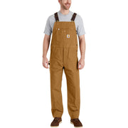 Carhartt Heavyweight Cotton Duck Bib Overalls for Men - Carhartt Brown - 44x32