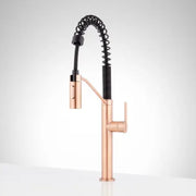 Signature Hardware SHXCEL107AC Eiler 1.8 GPM Single Handle Deck Mounted Pre-Rinse Pull Down Kitchen Faucet