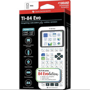 Texas Instruments TI-84 Evo Graphing Calculator with Python Programming, Icon Home Screen, USB-C Port, 3x Faster Processor, White