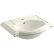 KOHLER K-2287-1-96 Devonshire Bathroom Sink Basin with Single-Hole Faucet Drilling, Biscuit