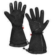 ActionHeat AA Battery Heated Fleece Gloves 2.0, Men's L/XL, Black, Slim-Fit, Touchscreen Compatible
