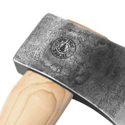 Swiss Tech 28-Inch Drop Forged Steel Camping Axe with American Hickory Handle, Brown, 89209