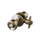 Design House 728675 Terrace 6-Way Latch Privacy Door Knob, Satin Nickel
