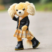 Woof & Co 15 inch Fashion Doll Briana The Poseable Plush Golden Retriever with Removable Outfit & Accessories