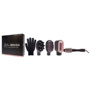 The Beachwaver Co. Blow Brush Hair Dryer & Styling Brush with Ionic Technology, 4 Interchangeable Heads, 3 Heat Settings, 2 Speeds, 360 Swivel Cord, Midnight Rose
