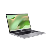 Acer Chromebook 315 15.6-inch FHD Laptop with Intel Processor N50, 4GB DDR5 RAM, 128GB eMMC, Sparkly Silver, Protective Sleeve CB315-7H-C0ZH