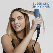 BaBylissPRO Nano Titanium 1.5 Inch Ultra-Sleek Hair Straightener with LED Temperature Display, Full-Floating Titanium Plates, Blue, BNT131T