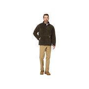 Carhartt Men's Loose Fit Fleece Pullover, Quarter-Zip, Reinforced Zippered Pockets, Tarmac, X-Large, 106443-217