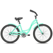 Kent Bicycles 55497561 Girls Seachange Beach Cruiser Bicycle Mint Green 24-inch Teen