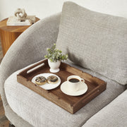 My Texas House Decorative Tray, Natural Mango Wood, Rectangular 18 x 12 in, Brown, Farmhouse Style, MG3-TRY-1812-WD-BROWN