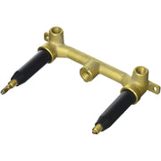 Newport Brass 2-Valve Rough-In Shower Valve, High Torque Cartridge, 1/2 Inch NPT Connection, Brass Finish, 1-532T