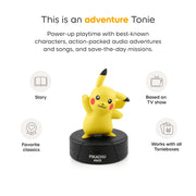 Tonies Pikachu Audio Toy Figurine, Interactive Pokmon Storytelling, Battery Powered, Plastic, Ages 5+, 95042794