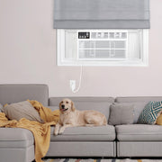 Whirlpool WHHW182BW 1,000 Sq. Ft. 18,000 BTU 230V Window Mounted Air Conditioner with Supplemental Heat - White