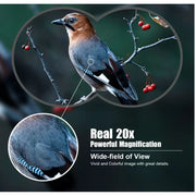 LAKWAR X99422-1 20x50 Binoculars for Adults,HD Binoculars with Low Light Night Vision, Clear FMC BAK4 Prism Lens, Binoculars for Hunting Birds Watching Traveling Stargazing Outdoor Sport