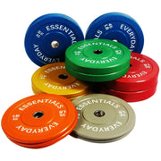 BalanceFrom Colored Bumper Plate, Set 100 lbs