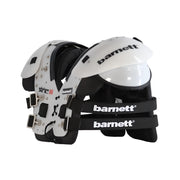 Barnett Vision III Football Shoulder Pad, Designed for Skill Positions, Black, Size S