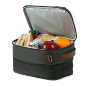 Arctic Zone 69-61929-69-02 Heathered Eco Expandable Uprght Lunch Box, Gray