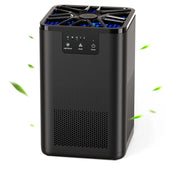 ALROCKET DH-JH06H Air Purifier HEPA Air Filter for Home Remove 99.9% Smoke Dust for 300 SQ.ft Black