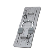 Lunivox 4 in 1 Exercise Pilates Board With Elbow Support And Resistance Bands, Gray