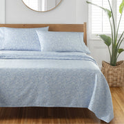 Better Homes & Gardens BH8428037908-07 3-Piece 300 Thread Count Sateen Twin Sheet Set, Floral Blue Water