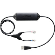Jabra Wireless Headset Adapter with Remote Electronic Hook Switch Control, USB Type B Connector, Black, 14201-30