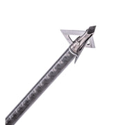 Muzzy 292-3W Trocar XB 3-Blade Crossbow Broadhead, 100 Grain, 3 Pack, Steel Blades