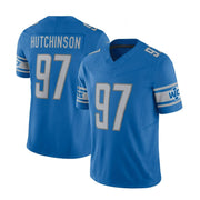 Dizao Unisex Detroit Lions Hutchinson 97 Football Jersey, L, Blue