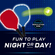 MinnARK MAS-PCKL LED Pickleball Portable Set, Outdoor Game for All Ages, 3 and Up