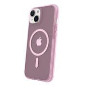 Onn 1089101 Slim MagSafe Compatible Phone Case for iPhone 16e, iPhone 14, iPhone 13 Frosted Pink 1089101