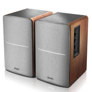 Edifier R1280DB WOOD Powered Bluetooth Bookshelf Speakers - Optical Input - Wireless Studio Monitors - 4 Inch Near Field Speaker - 42w RMS - Wood Grain
