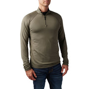 5.11 Tactical Stratos Quarter-Zip Shirt for Men - Ranger Green - 2XL