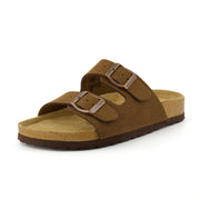 CUSHIONAIRE Women s Lane Cork Footbed Sandal with +Comfort