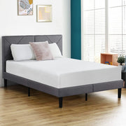 FDW Queen Mattress 12 inch Gel Memory Foam Mattress Medium Firm, White